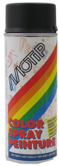 Motip spuitbus 400ml - mat zwart