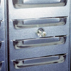 Raaco magazijnbakken 2 wandpanelen met 24 bakjes - 181228 - 181228