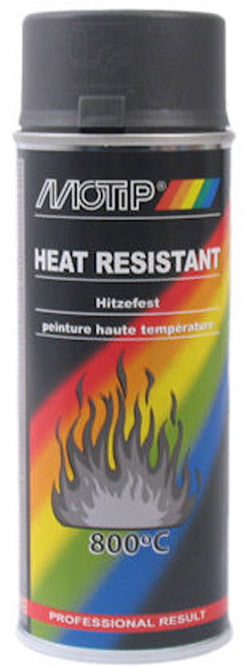 Spuitlak Motip Zwart Hittebestendig (400ml)