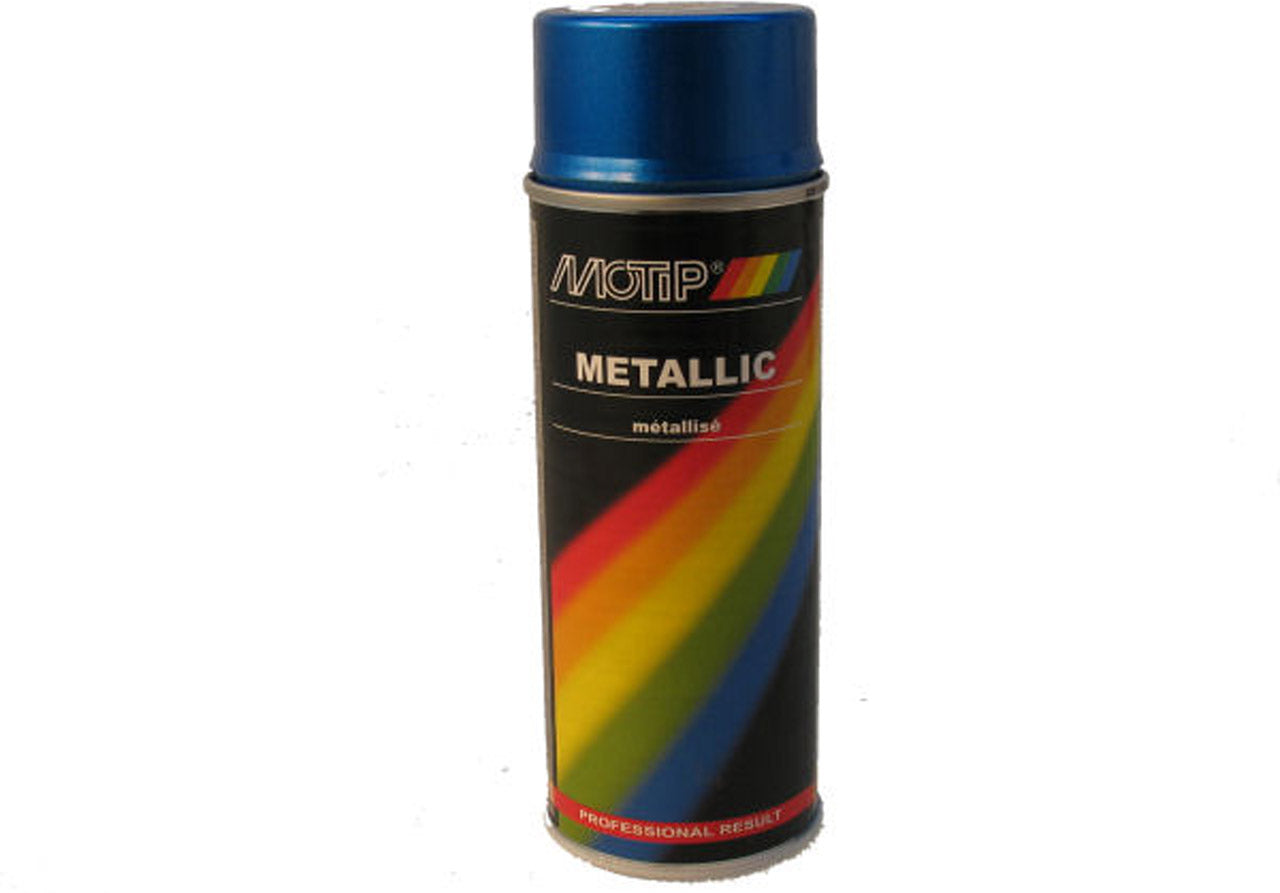 Motip spuitbus 400ml metallic-blauw