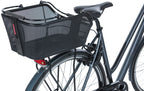 Basil Cento Tech Fiber Nordlicht MIK - fietsmand - achterop - solid zwart