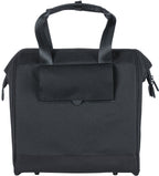 Basil Grand fietsshopper - zwarte waterafstotende tas voor elektrische fietsen, 23L