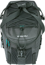Basil Discovery 365D Bagagedragertas M - Zwart, waterafstotend, 9L, unisex, sportief