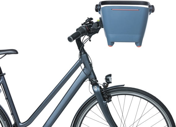 Basil Buddy KF - hondenfietsmand - voorop - faded denim