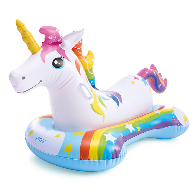 Intex 57552np eenhoorn ride-on 163x86 cm