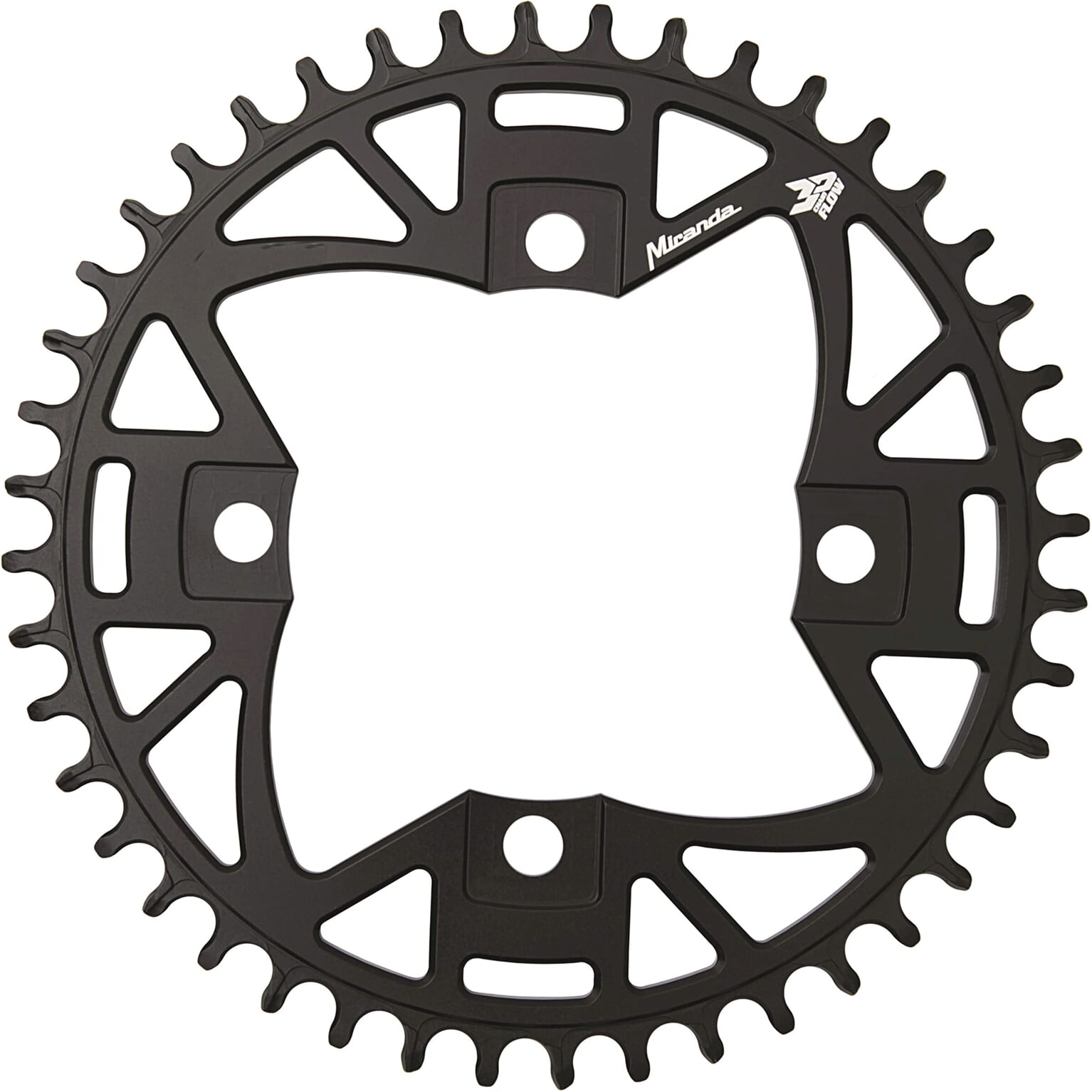 Miranda tandwiel 46T Chain Flow 3D BCD104 zwart