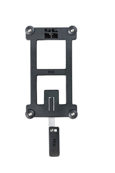 MIK - adapterplaat - zwart