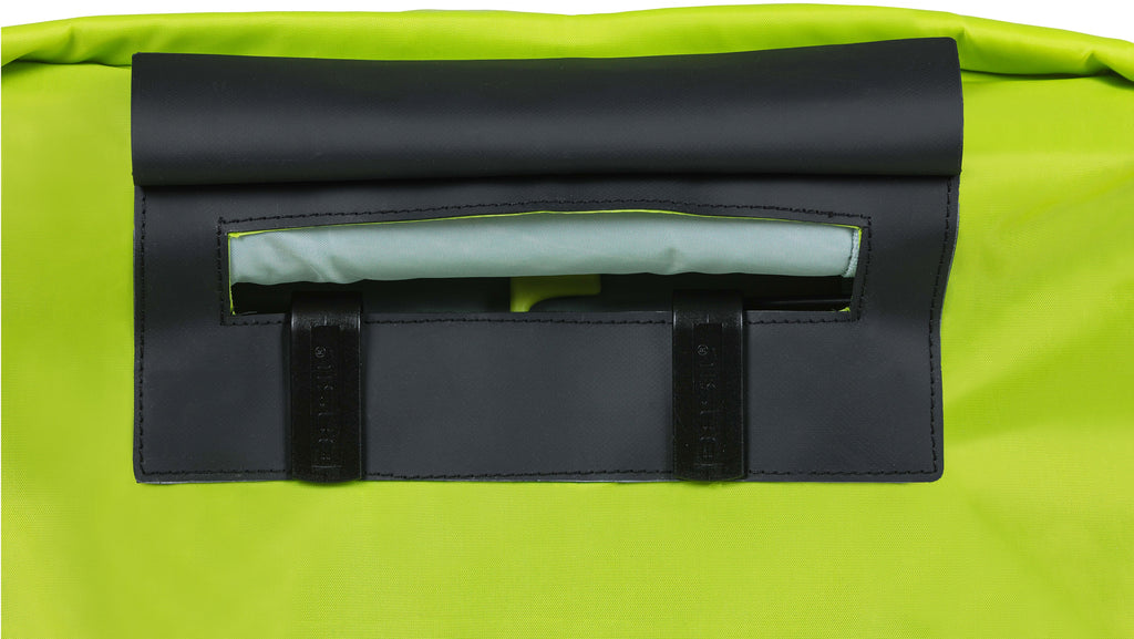 Basil Keep Dry and Clean - regenhoes - horizontaal - neon geel