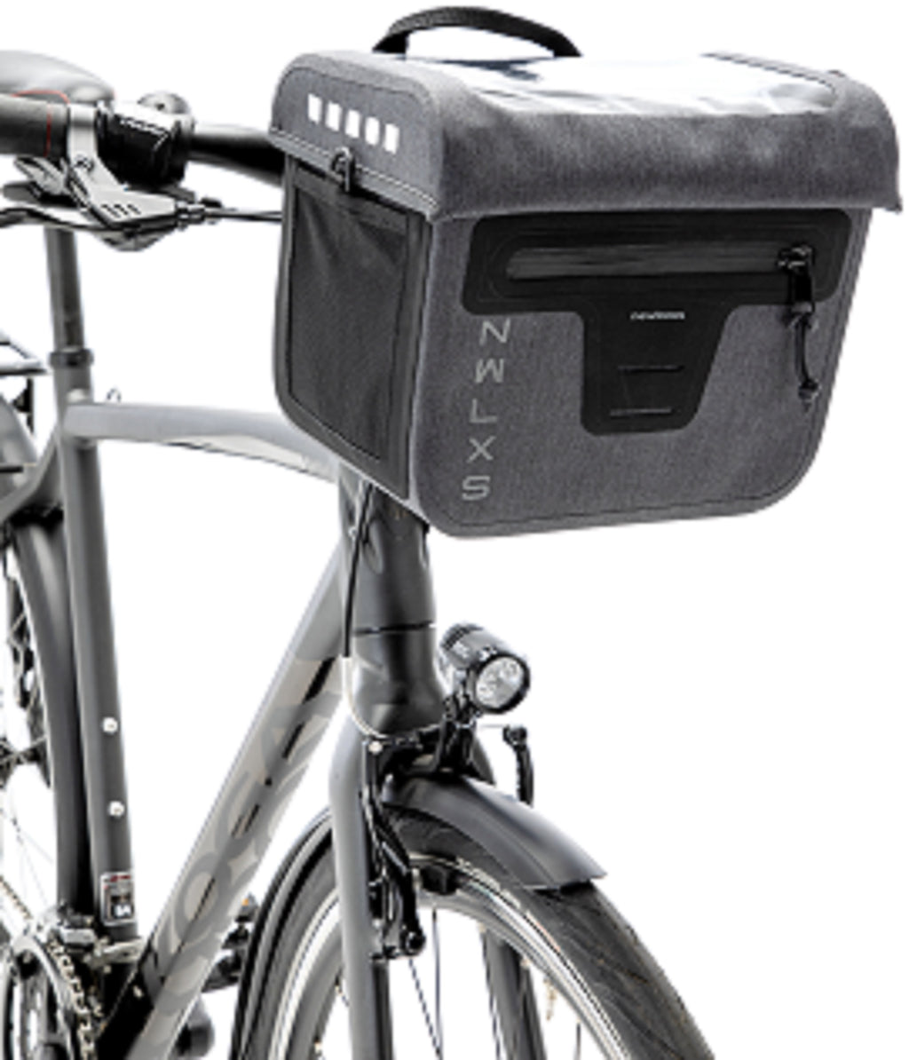 New Looxs Varo Stuurtas - Waterdicht Nylon - Grijs - Fiets