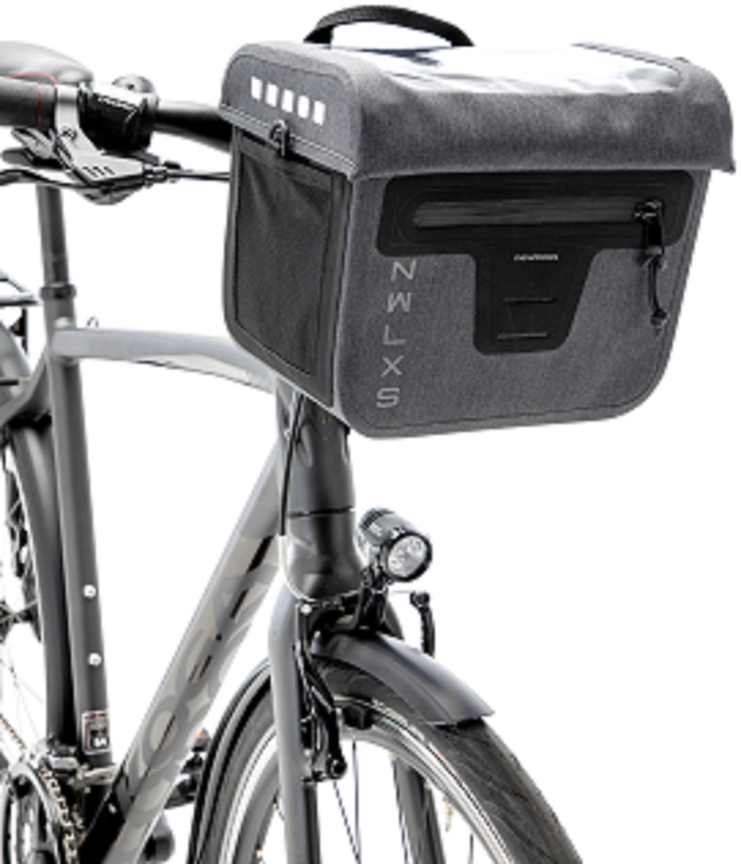 New Looxs Varo Stuurtas - Waterdicht Nylon - Grijs - Fiets