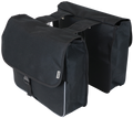 Edge Dubbele fietstas Basic Shopper 26 liter 33 x 36 x 12cm (2x) zwart