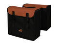 Greenlands dubbele fietstas 34 liter 37 x 33 x 14cm (2x) - zwart brique