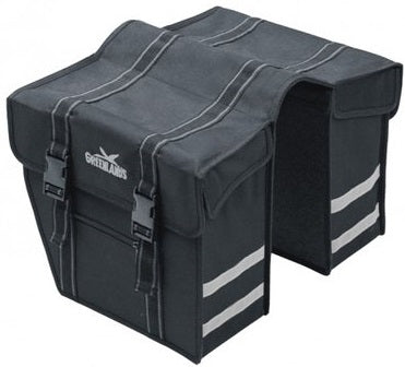 Greenlands tas dubbel 2996 xl 40l. zwart