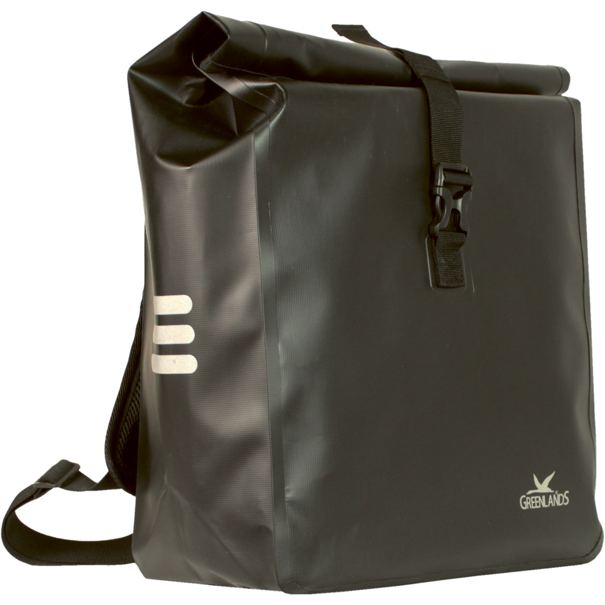 Greenlands 100% waterproof rugzak fietstas 23 liter 31 x 50 x 15 cm - zwart