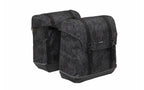 Newlooxs New Fietstas Alba Double Waterafstotend Polyester MIK Bagagedrager Zwart Groen Zand