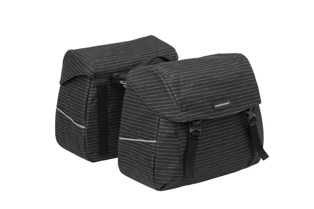 Joli Dubbele Fietstas - MIK Adapter - Waterafstotend - Nomi Black