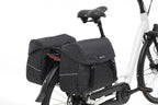 Joli Dubbele Fietstas - MIK Adapter - Waterafstotend - Nomi Black