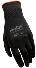 Cyclon montagehandschoenen m8 nylon pu zwart rood (20pr)