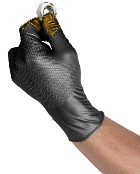 Gripp-it handschoenen nitril l - doos à 50 stuks - zwart