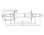 Marwi voornaaf 412 - 36 gaats - 100 mm inbouwbreedte - verchroomd