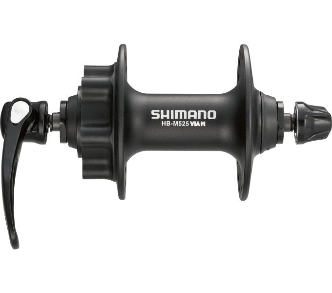Shimano voornaaf fh-m525 - 36 gaats 6 bouts remschijfbevestiging - zwart