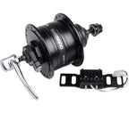 Shimano dynamonaaf hd-3d37 3 watt - 32 gaats - center lock - snelspanner - zwart
