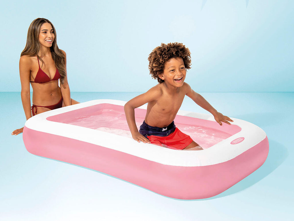 Baby zwembad rechthoekig - roze