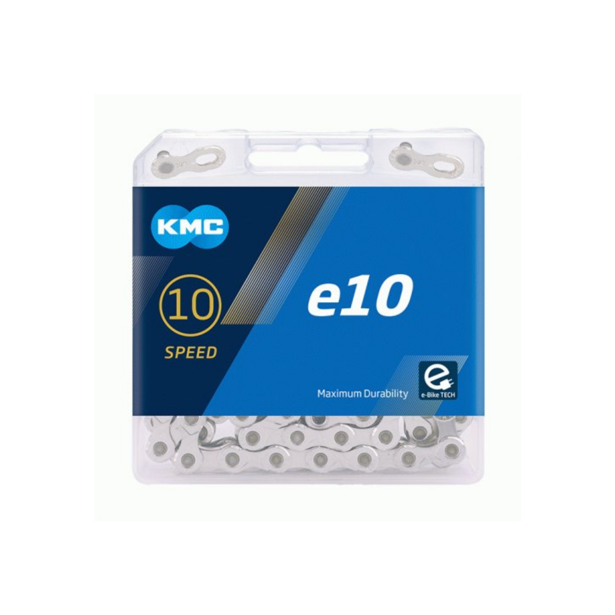 KMC E10 Fietsketting - 122 schakels - Zilver