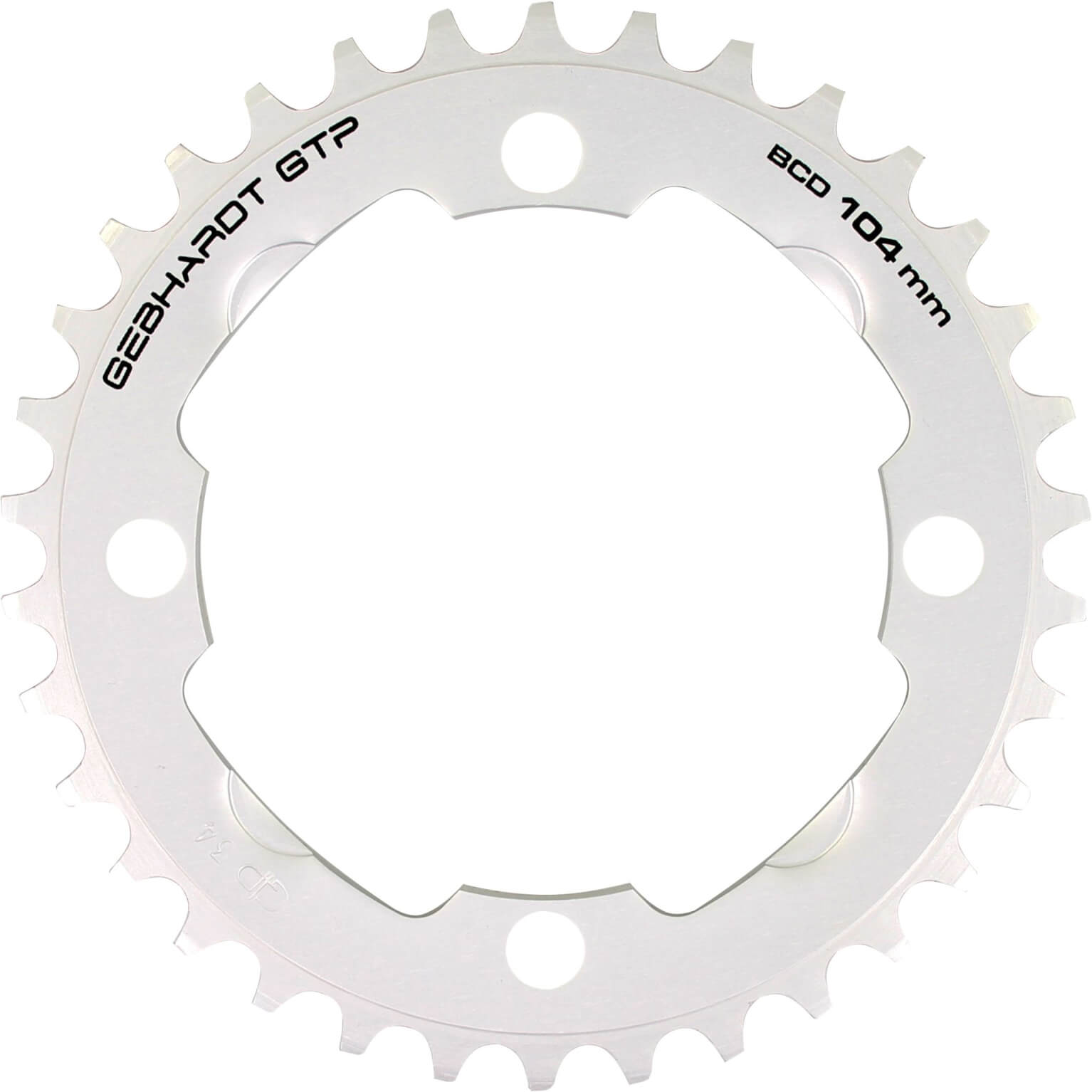 Gebhardt Kettingblad Uni Grijs 36T 4G Shimano 104mm