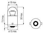 Bosma lamp 12v-21w ba15s