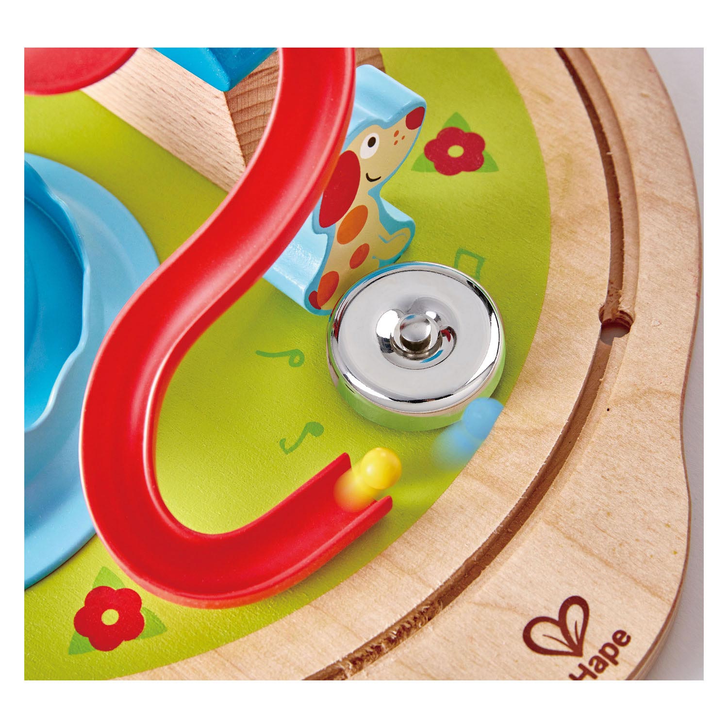 Hape bol met magnetisch doolhof sunney valley dome