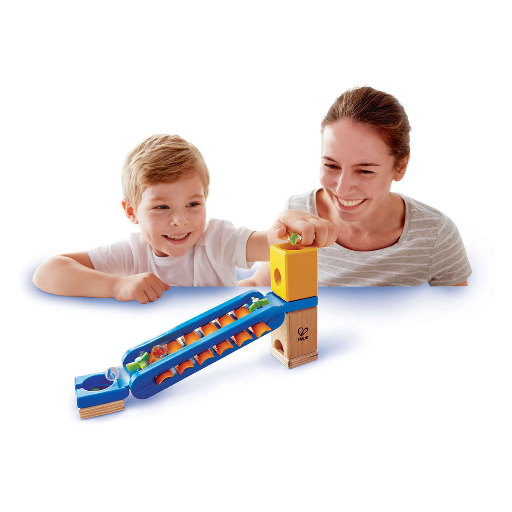 Hape quadrilla knikkerbaan aanvulset xylofoon