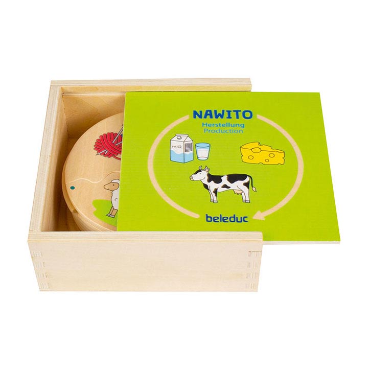 Beleduc nawito hoe worden producten gemaakt houten kinderspel