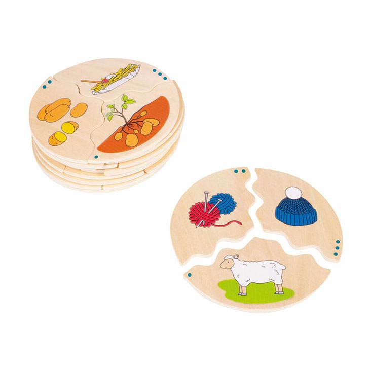 Beleduc nawito hoe worden producten gemaakt houten kinderspel