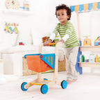 Hape houten winkelwagen