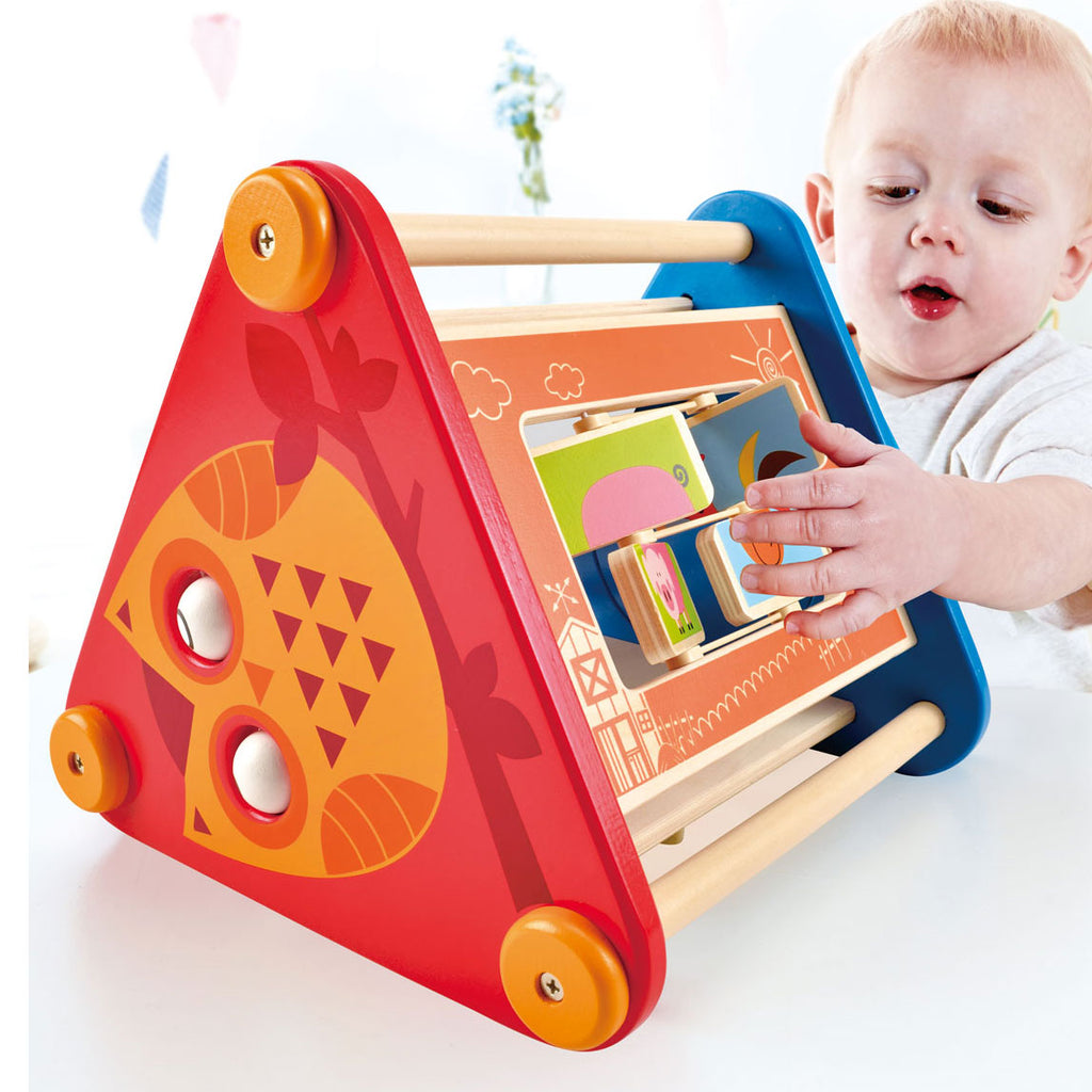 Hape houten activiteitenbox