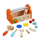 Classic world houten gereedschapskist, 16dlg.
