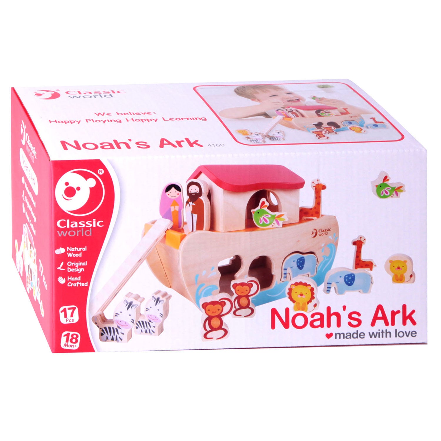 Classic World World World Houten Vormen Ark van Noach