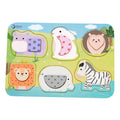 Classic world houten puzzel wilde dieren, 13st.