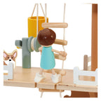 Classic world houten poppenhuis boomhut, 31dlg.