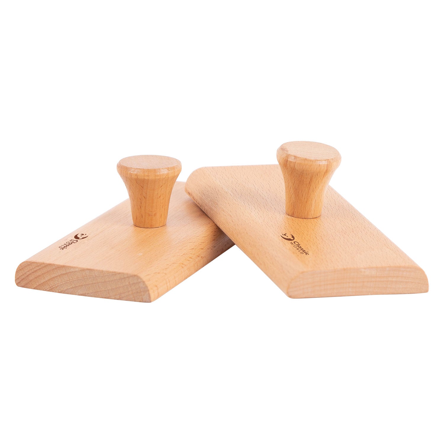 Classic world houten zandblok percussie, 2st.