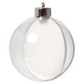 Creativ company decoratie kerstballen tweedelig, 5st.
