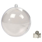 Creativ company decoratie kerstballen tweedelig, 5st.