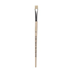 Creativ company nature line kwasten, afm 8, l: 18,5 cm, b: 10 mm, plat, 12 stuk 1 doos