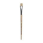 Creativ company nature line kwasten, afm 12, l: 19 cm, b: 11 mm, plat, 12 stuk 1 doos