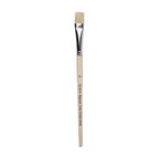 Creativ company nature line kwasten, afm 14, l: 20 cm, b: 15 mm, plat, 12 stuk 1 doos