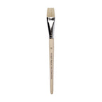 Creativ company nature line kwasten, afm 20, l: 20,5 cm, b: 20 mm, plat, 12 stuk 1 doos