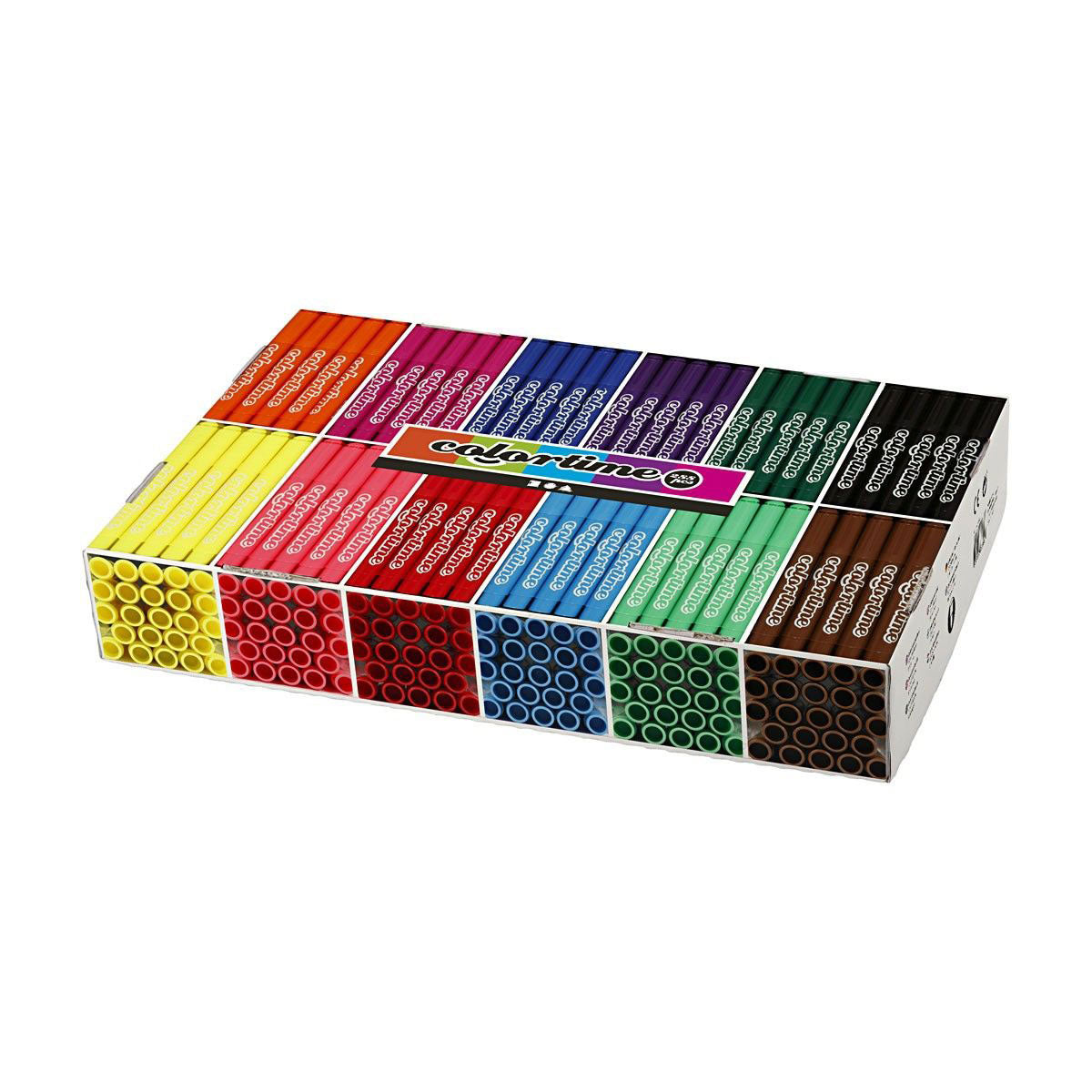 Colortime grootverpakking met 12x24 gekleurde jumbo stiften
