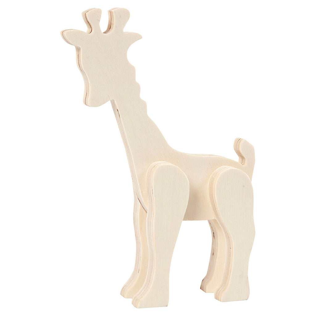 Creativ company houten figuur dier - giraf