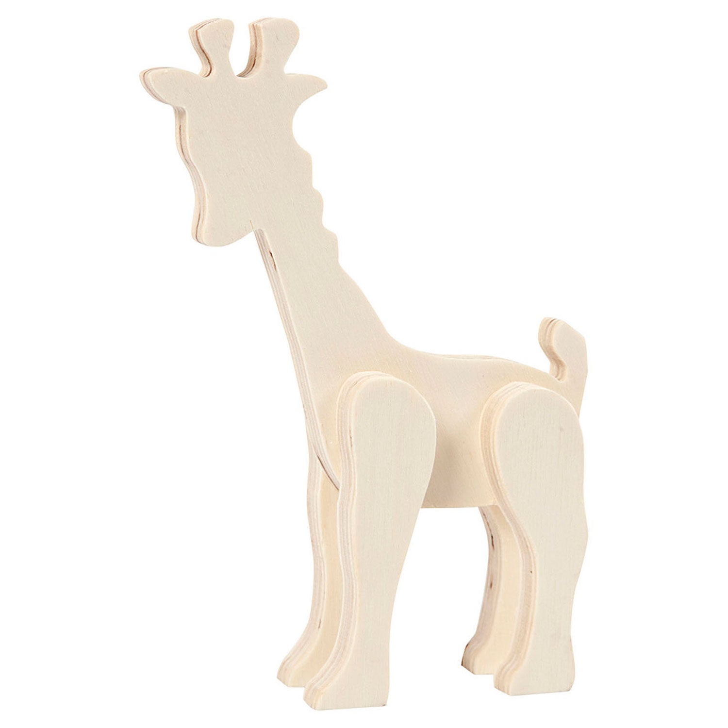 Creativ company houten figuur dier - giraf